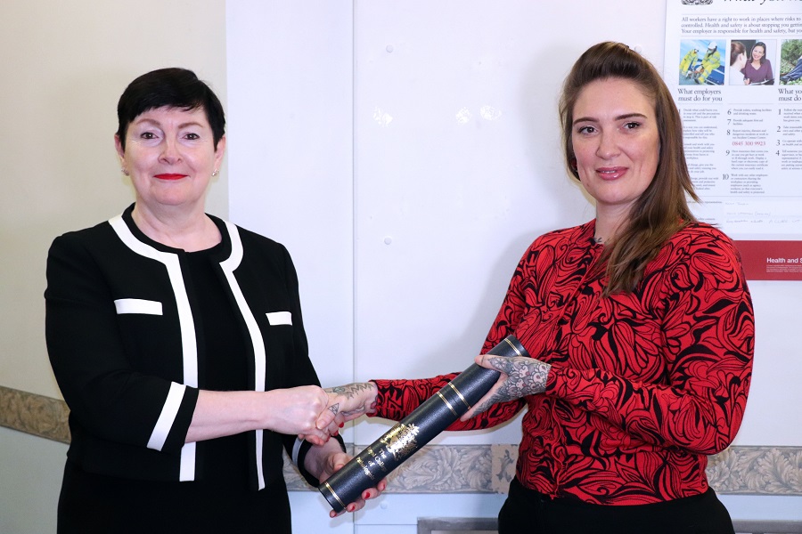 Hemel mortuary Katie Tomkins and President Jo Martin.jpg