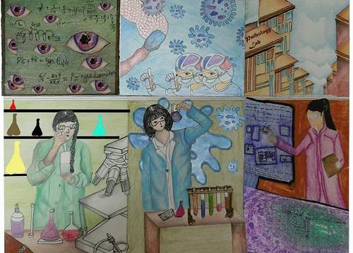 69. Under 11s Art of Pathology competition winner 2022 - Women in Pathology - Lavanya Rawal.jpg