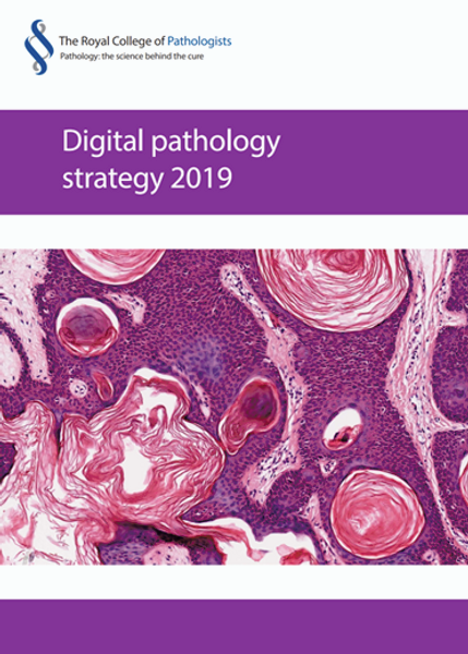 Cover image of the College's digital pathology strategy.