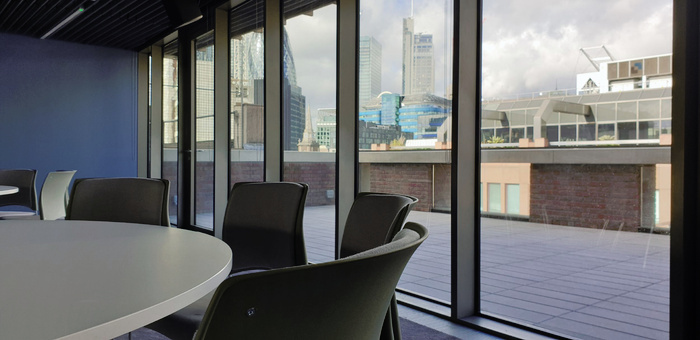 The Terrace room at 6 Alie Street, where the College hosts both internal and external events